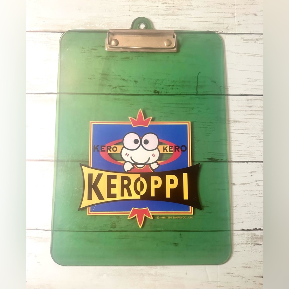 Vintage Sanrio Keroppi clipboard ‘95